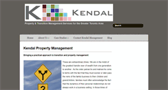 Desktop Screenshot of kendalmanagement.com